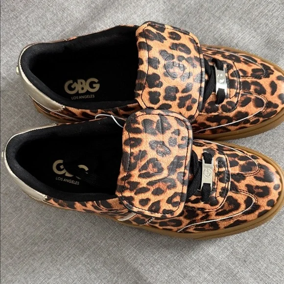 GBG Los Angeles GGOFLIP-R Leopard Print Sneakers nwot - Picture 3 of 11